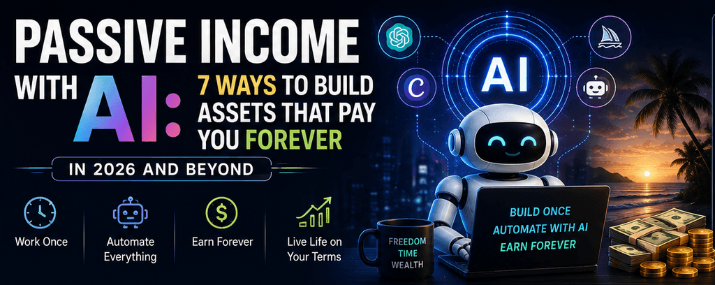 Passive Income with AI: 7 Ways to Build Assets That Pay You Forever in 2026